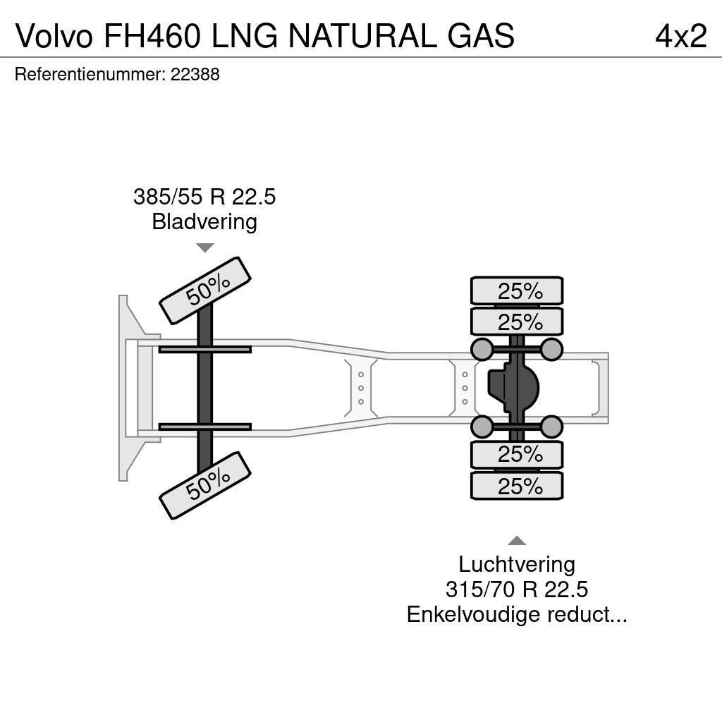 Volvo FH460 LNG NATURAL GAS Vlačilci