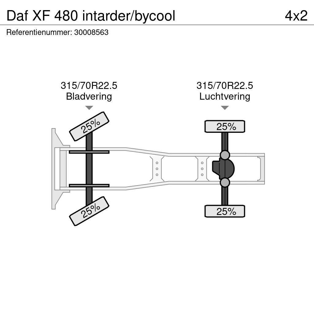 DAF XF 480 intarder/bycool Vlačilci