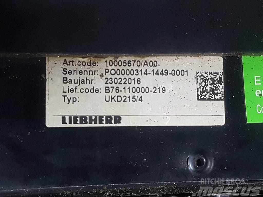 Liebherr A934C-10005670-UKD215/4-Airco condenser/Koeler Podvozje in vzmetenje
