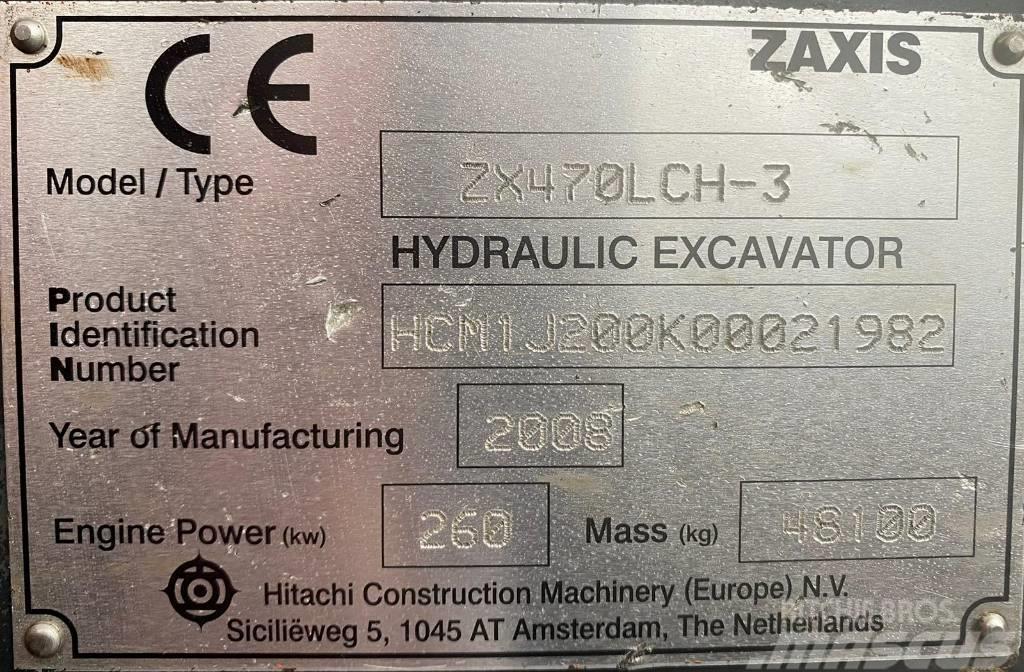 Hitachi ZX 470 LC H-3 Bagri goseničarji