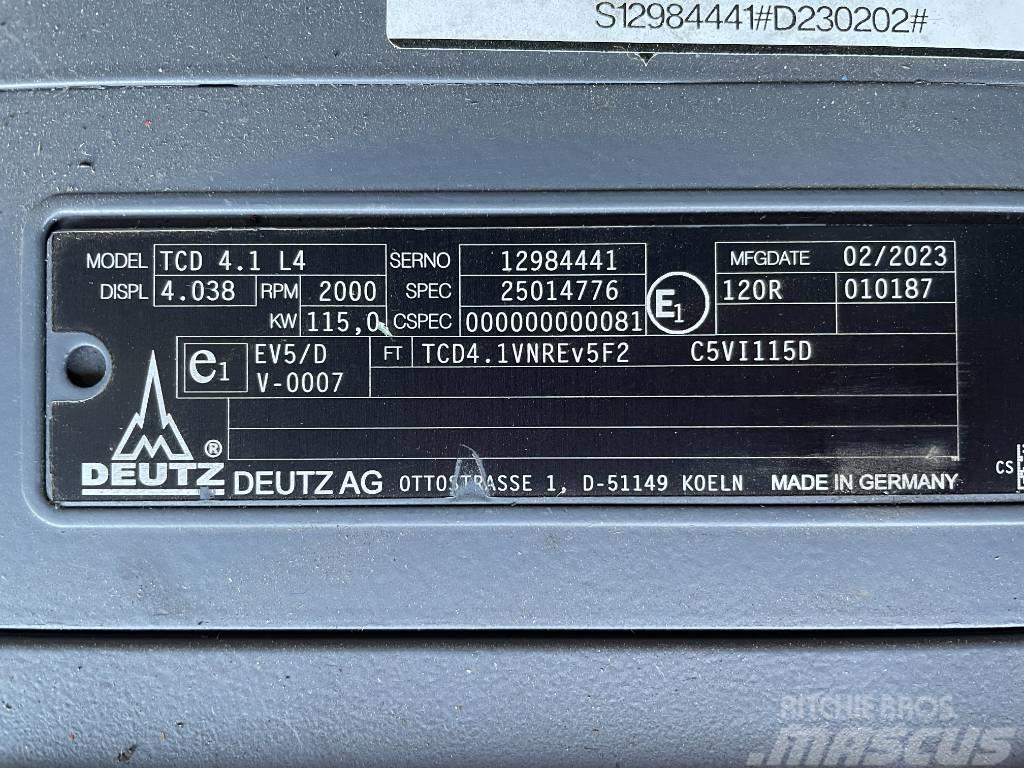 Deutz TCD4.1L4 - 105 kVA Stage V Generator - DPX-19011 Dizelski agregati