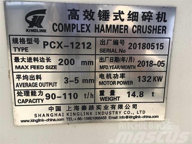 Kinglink PCX1212 Complex Hammer Crusher Drobilci