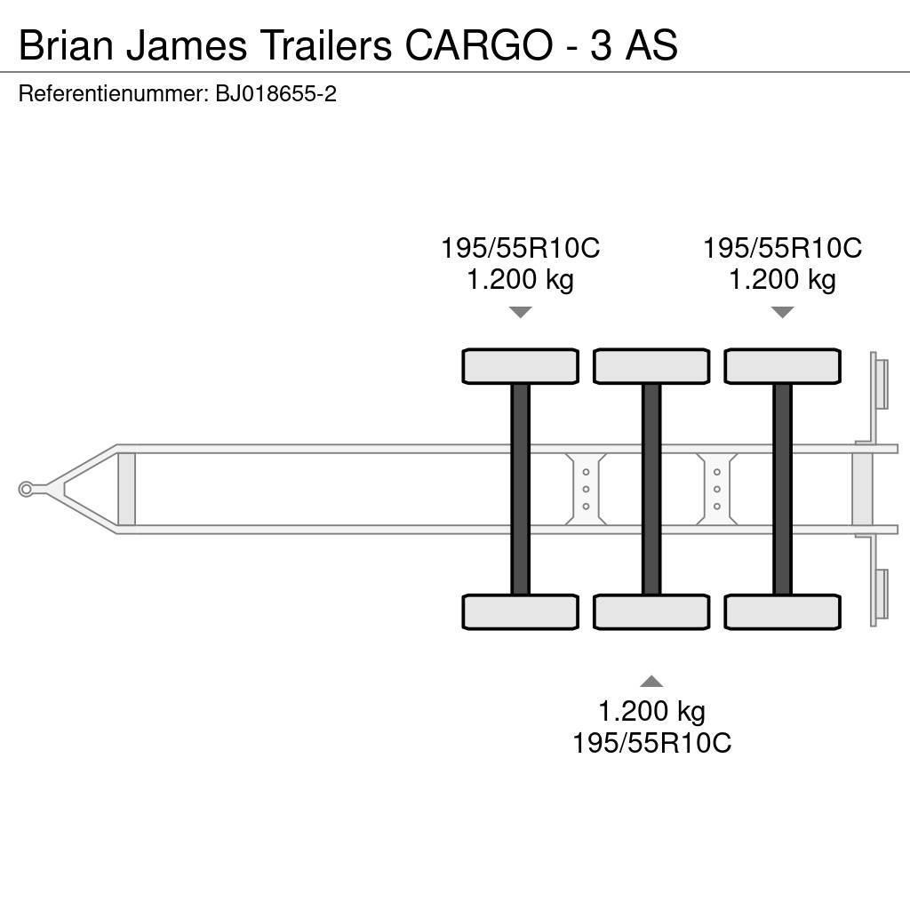 Brian James Trailers CARGO - 3 AS Prikolice za prevoz vozil