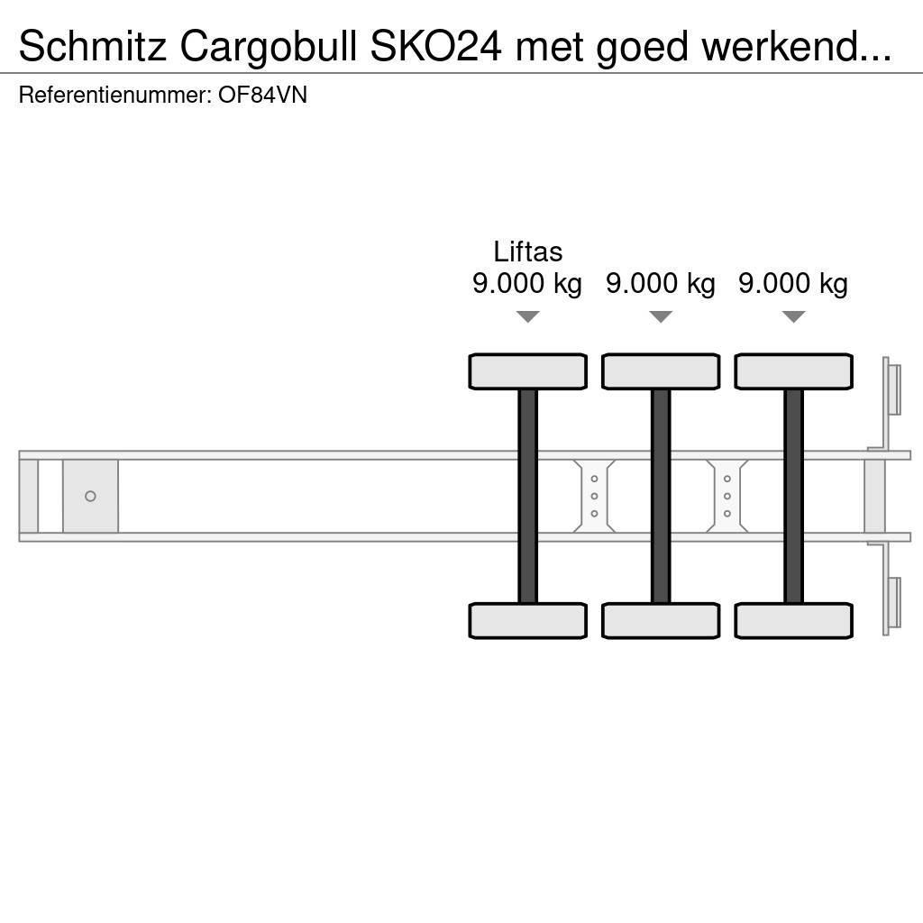 Schmitz Cargobull SKO24 met goed werkende carrier vector koelmotor, Hladilne polprikolice