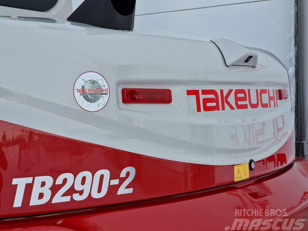 Takeuchi TB290-2 2PC med SMP rotortilt Mini bagri <7t