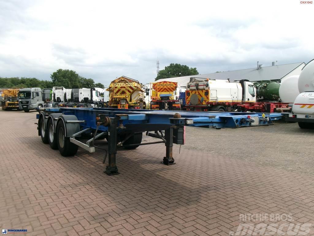 General Trailer 3-axle container trailer 20-25-30 ft Kontejnerske polprikolice