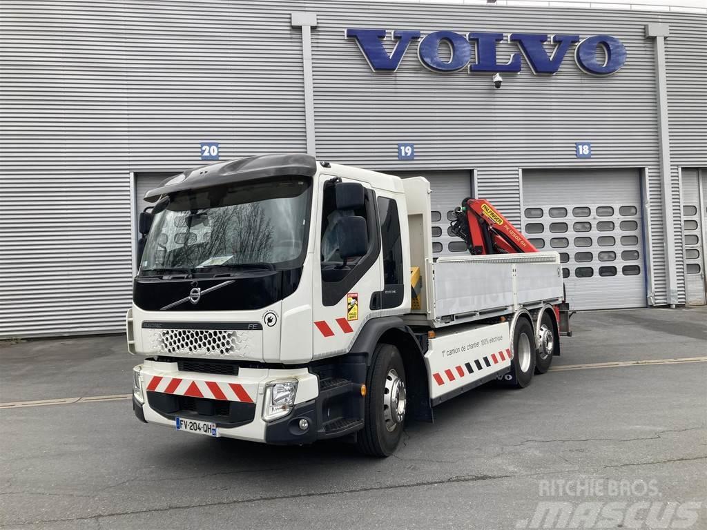 Volvo FE ELECTRIC Tovornjaki s kesonom/platojem