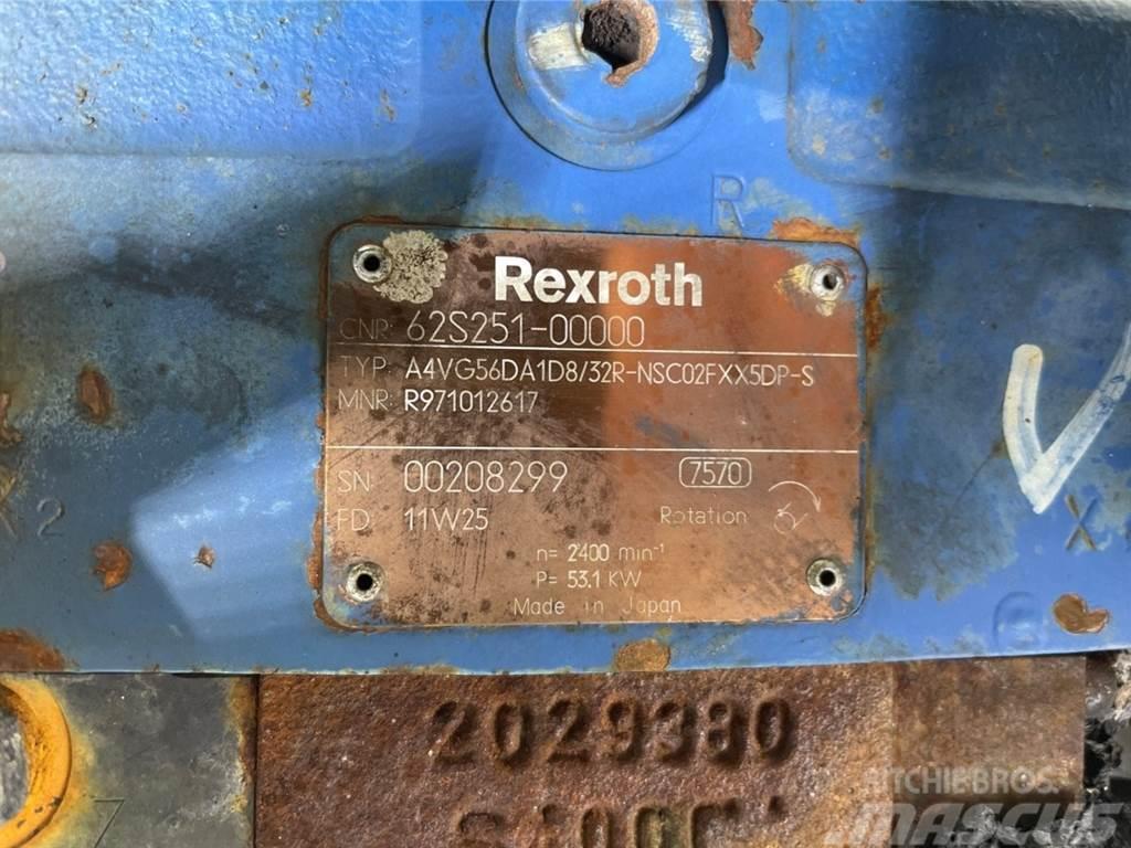 Hitachi ZW95LSD-Rexroth A4VG56DA1D8/32R-Drive pump/Rijpomp Hidravlika