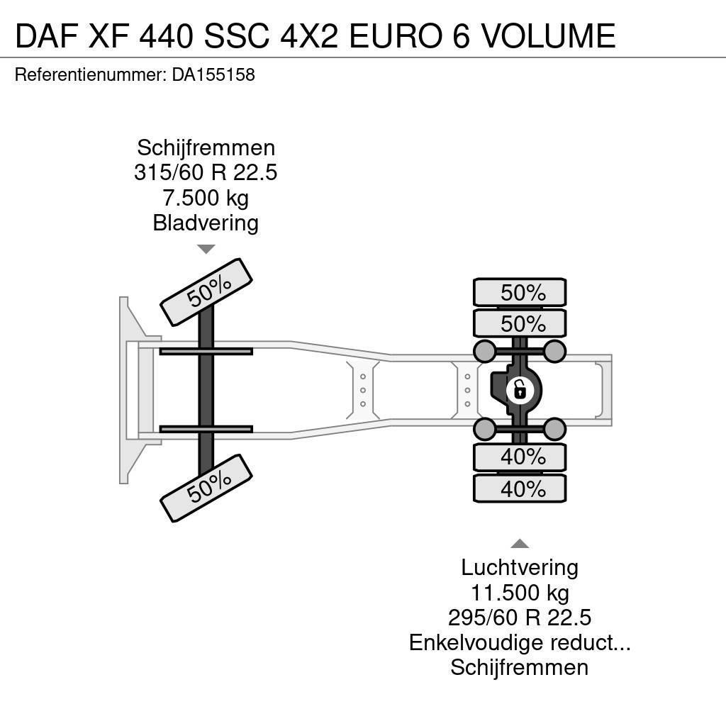 DAF XF 440 SSC 4X2 EURO 6 VOLUME Vlačilci