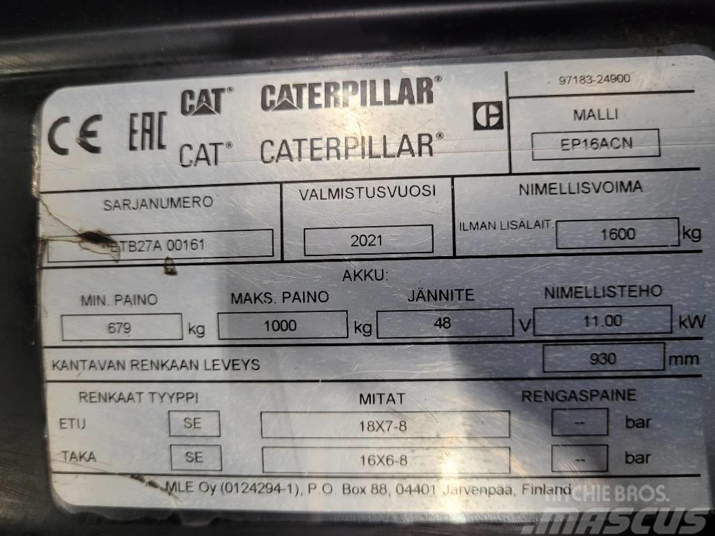 CAT EP16 ACN Električni viličarji