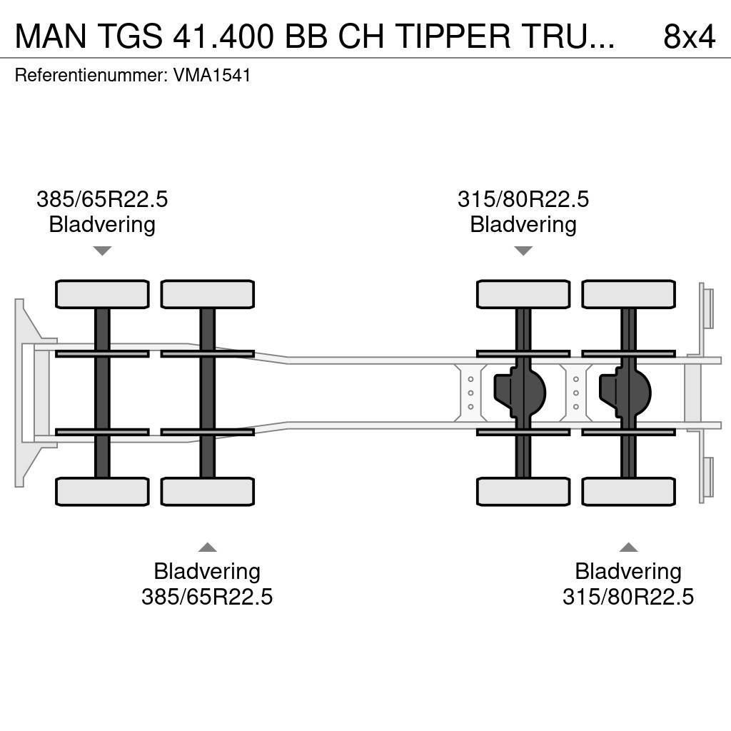 MAN TGS 41.400 BB CH TIPPER TRUCK (6 units) Kiper tovornjaki