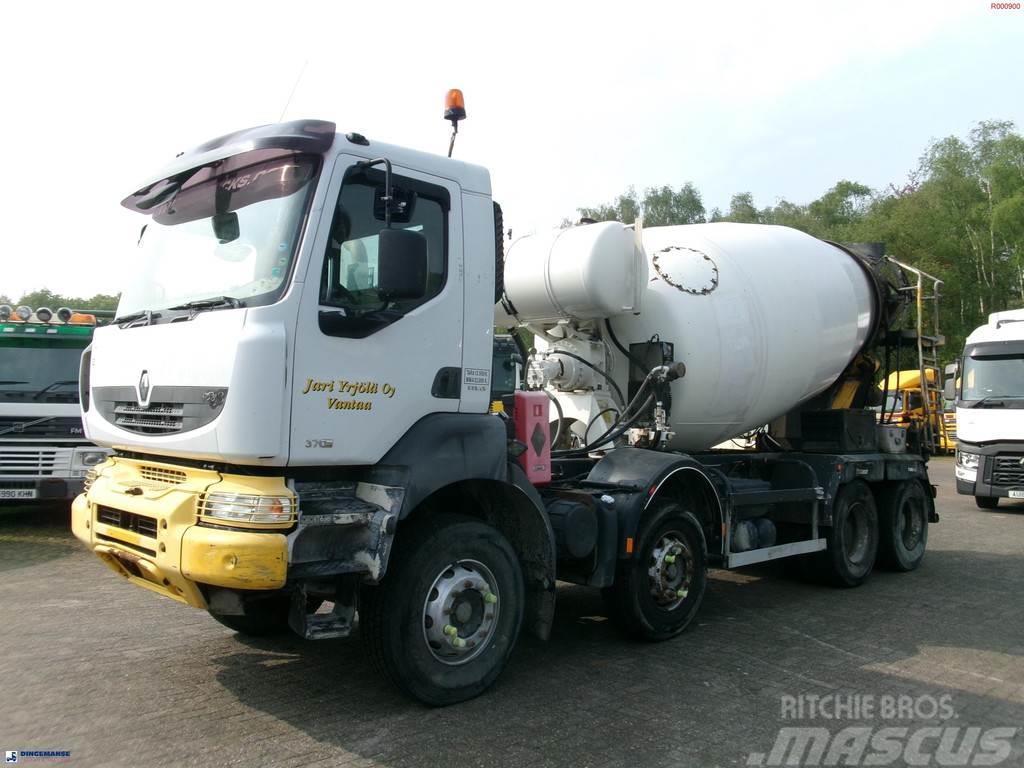 Renault Kerax 370.32 8X4 concrete mixer 9 m3 Avtomešalci za beton