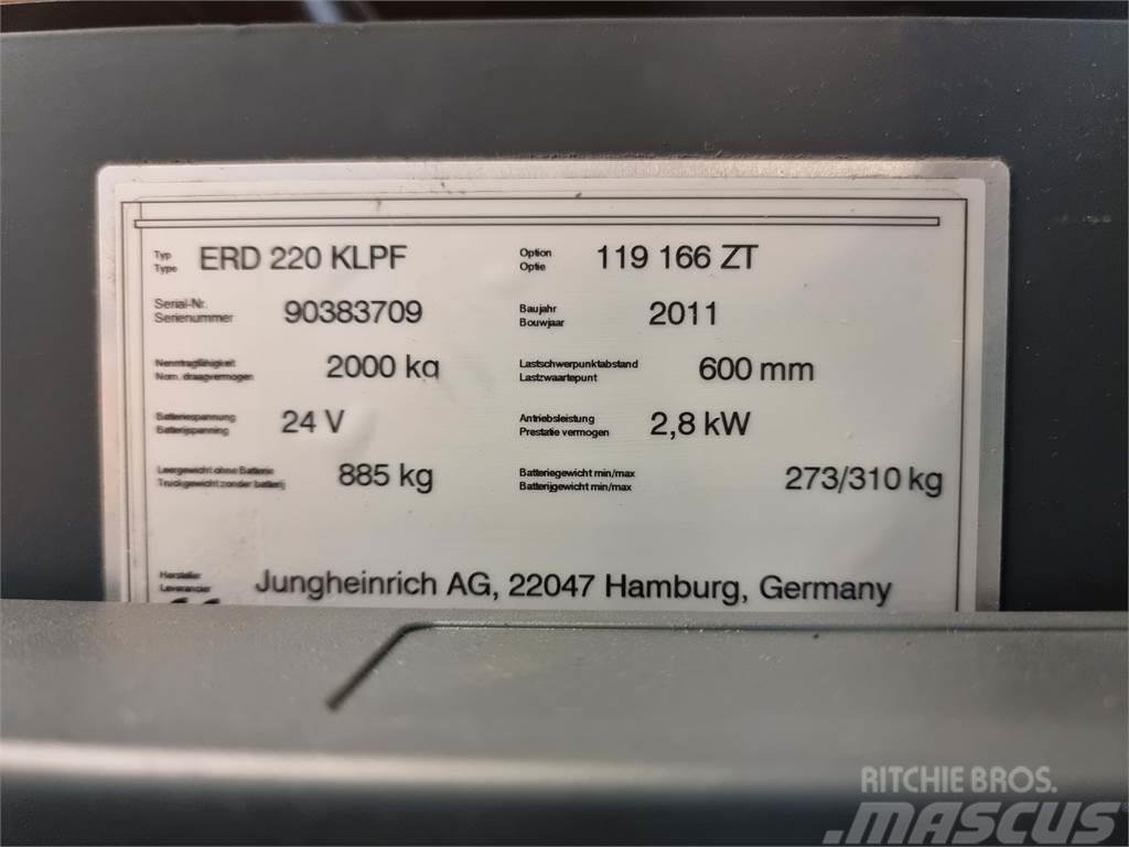 Jungheinrich ERD 220 - 1660MM HUB - 2000KG - INITIAL Mini bagri <7t