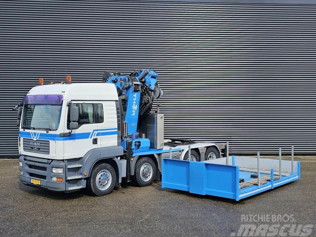 MAN TGA 35.440 8x4-4 / 80 t/m JIB + WINCH / TRACTOR Tovornjaki z žerjavom