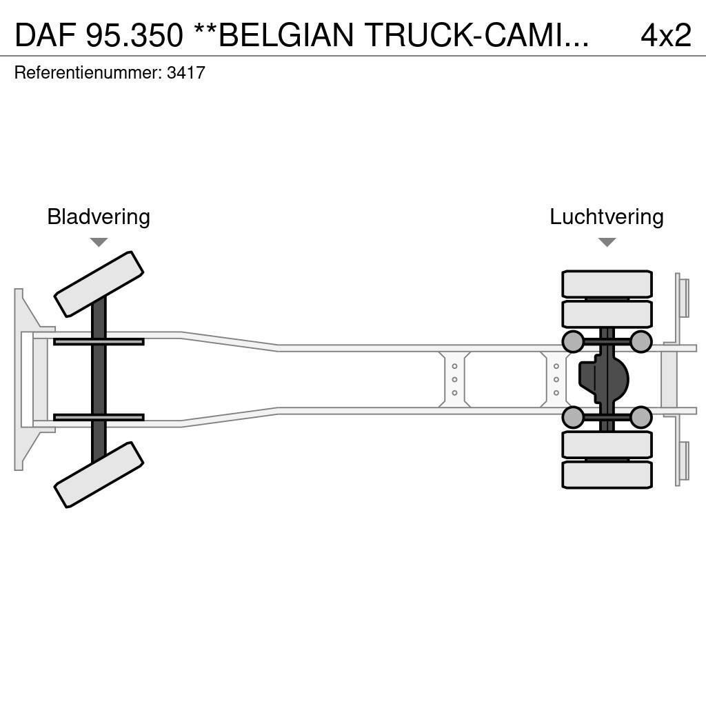 DAF 95.350 **BELGIAN TRUCK-CAMION BELGE** Tovornjaki zabojniki