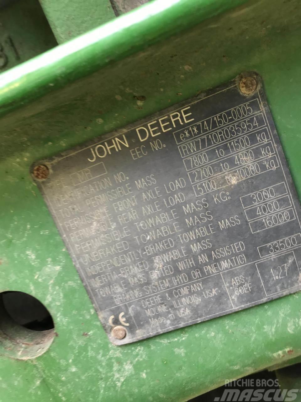 John Deere 7710 Traktorji