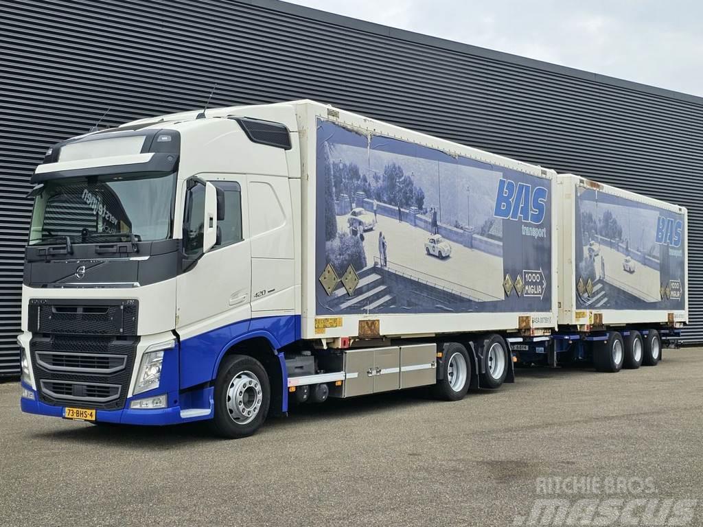 Volvo FH 420 6x2 / COMBI / BDF / BOX / GROENEWEGEN TRAIL Tovornjaki zabojniki