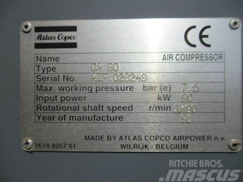 Atlas Copco GA 90 Kompresorji