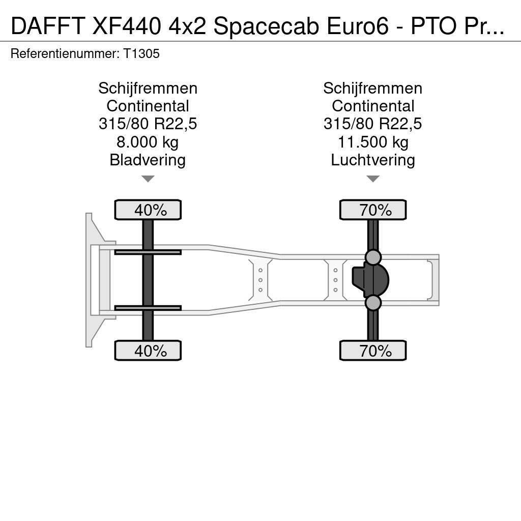 DAF FT XF440 4x2 Spacecab Euro6 - PTO Prep - Alcoa Rim Vlačilci