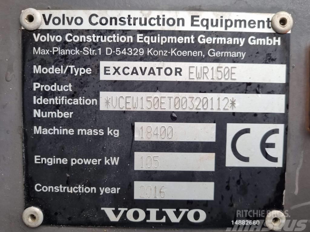 Volvo EWR 150 E Bagri na kolesih