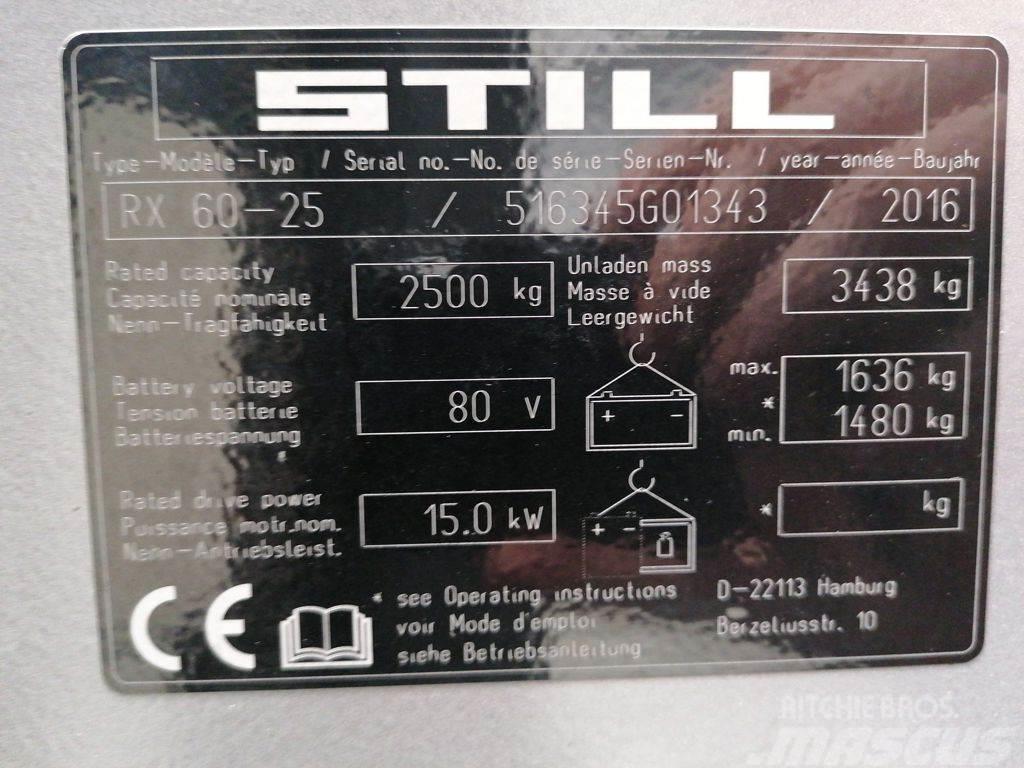 Still RX60-25 Električni viličarji