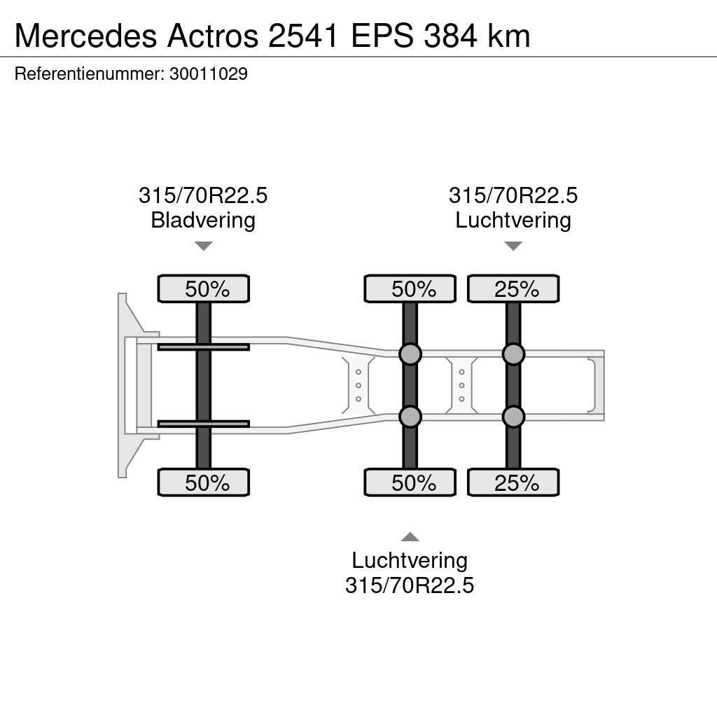 Mercedes-Benz Actros 2541 EPS 384 km Vlačilci