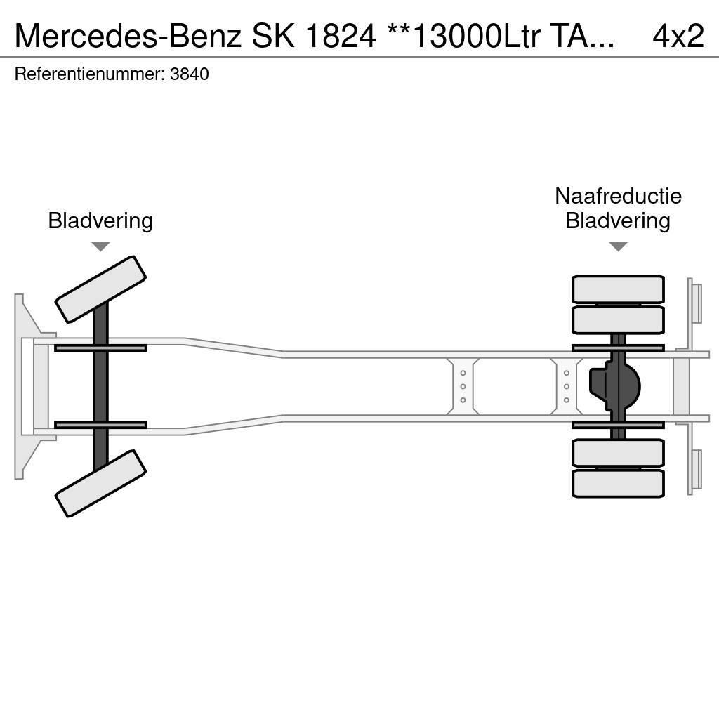 Mercedes-Benz SK 1824 **13000Ltr TANK-FULL STEEL**TOPSHAPE** Tovornjaki cisterne