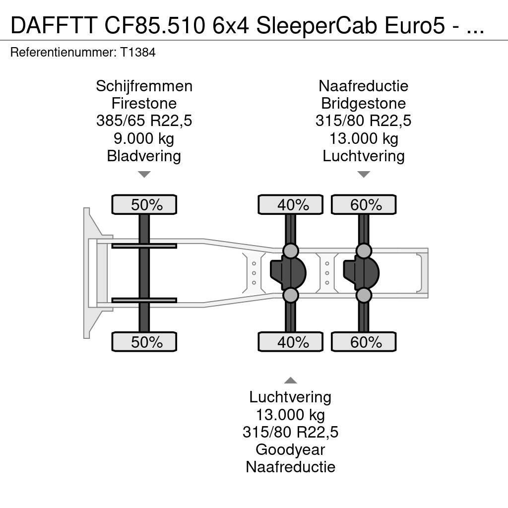DAF FTT CF85.510 6x4 SleeperCab Euro5 - 189.000km Orig Vlačilci