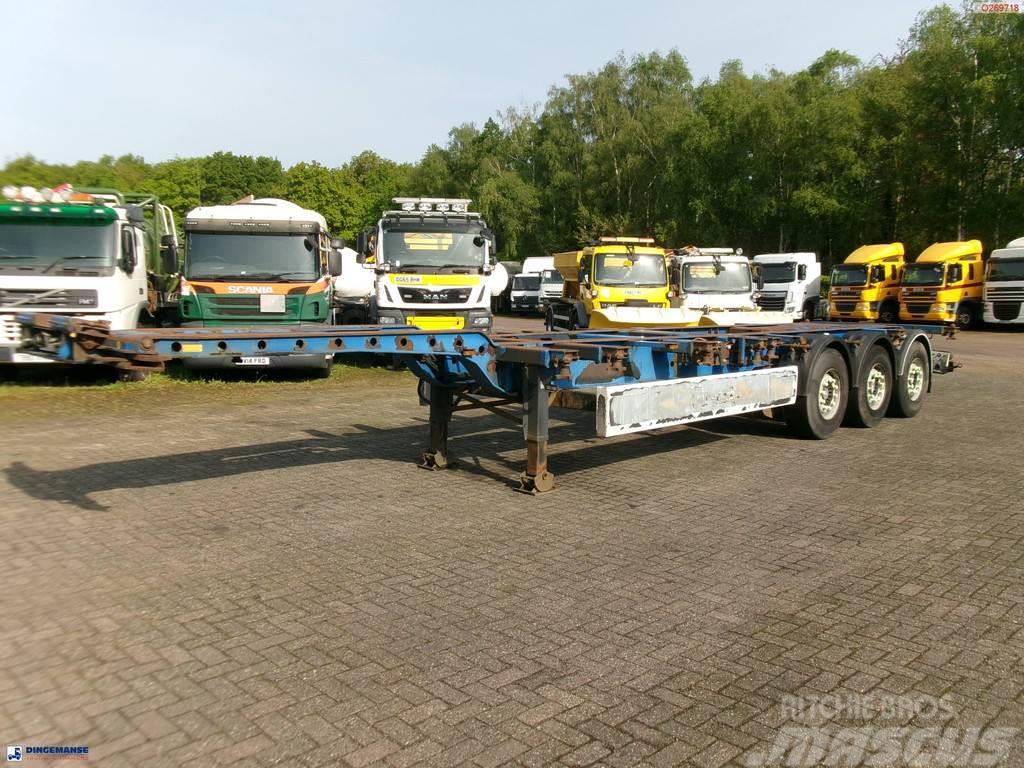 Krone 3-axle container trailer 20-30-40-45 ft SDC27 Kontejnerske polprikolice