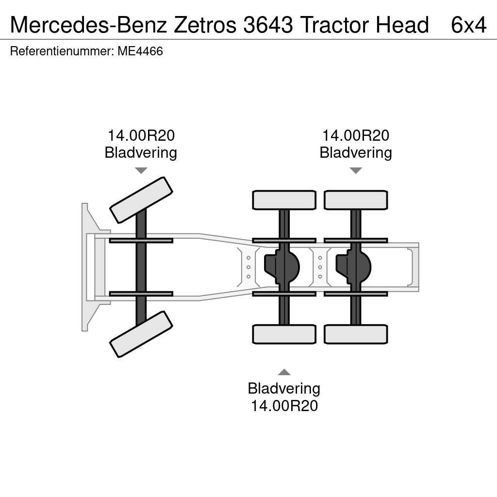 Mercedes-Benz Zetros 3643 Tractor Head Vlačilci