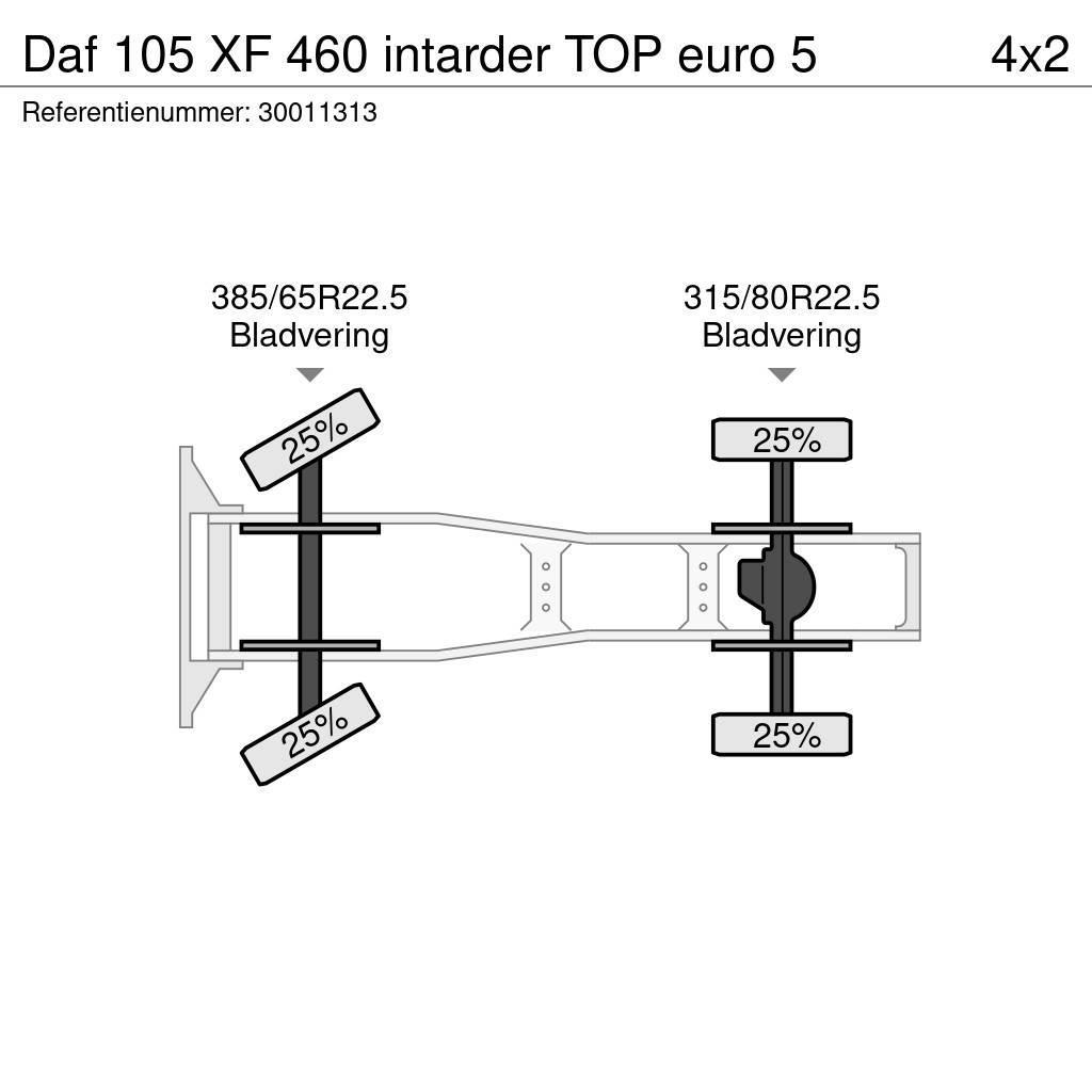 DAF 105 XF 460 intarder TOP euro 5 Vlačilci