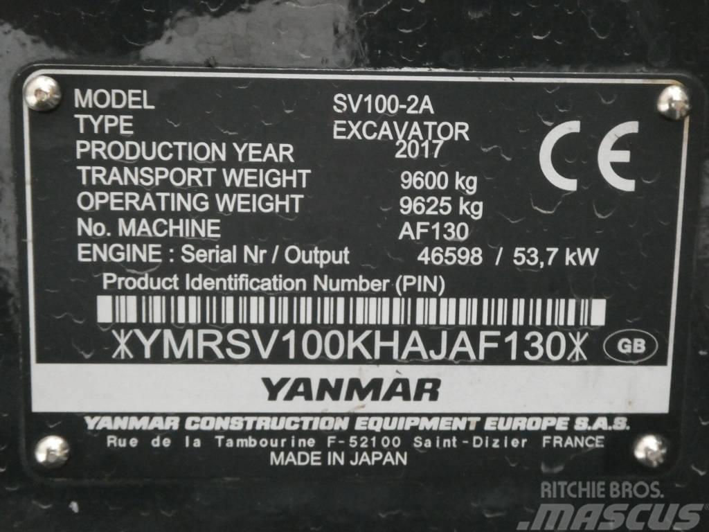 Yanmar SV 100-2A Midi bagri 7t – 12t