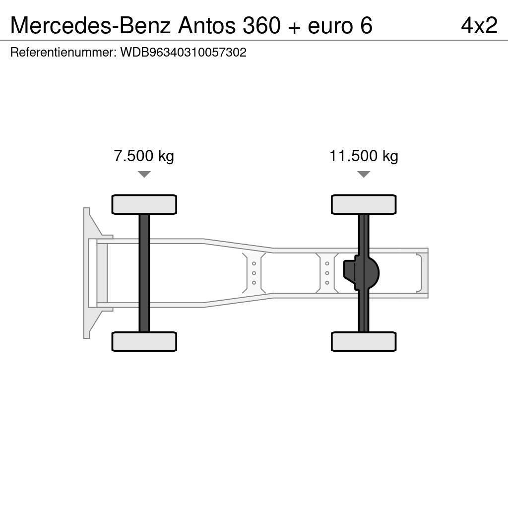 Mercedes-Benz Antos 360 + euro 6 Vlačilci