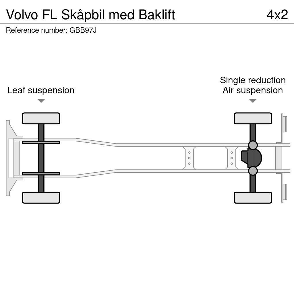 Volvo FL Skåpbil med Baklift Tovornjaki zabojniki