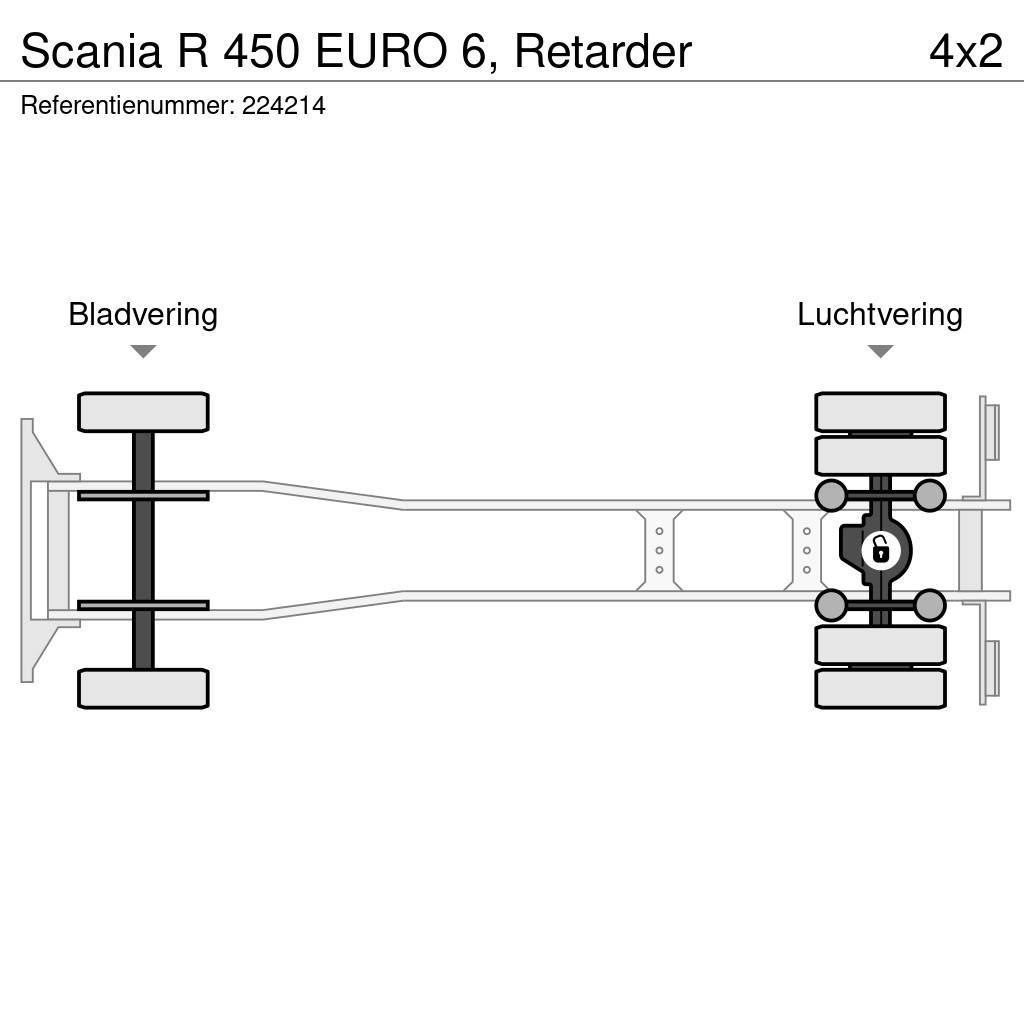 Scania R 450 EURO 6, Retarder Tovornjaki zabojniki