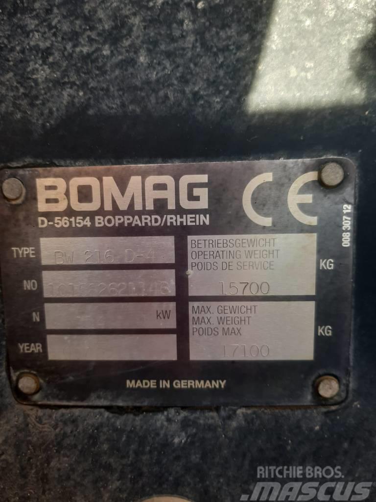 Bomag BW 216 D-4 Kompaktorji tal