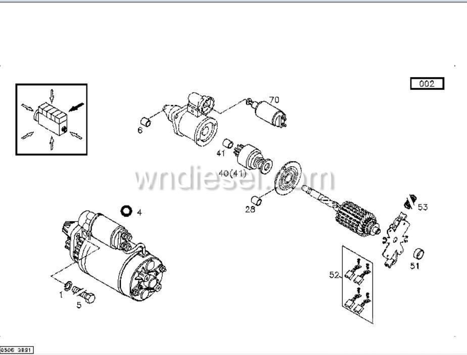 Deutz Spare-Parts-2013-Starter-0117-9586 Motorji