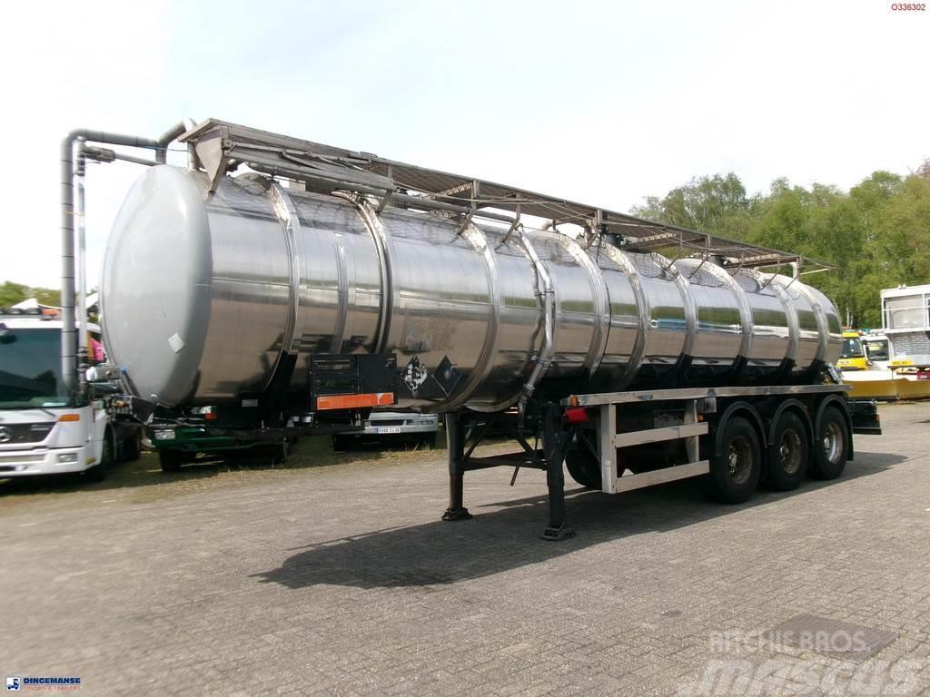  Clayton Chemical tank inox 30 m3 / 1 comp Polprikolice cisterne
