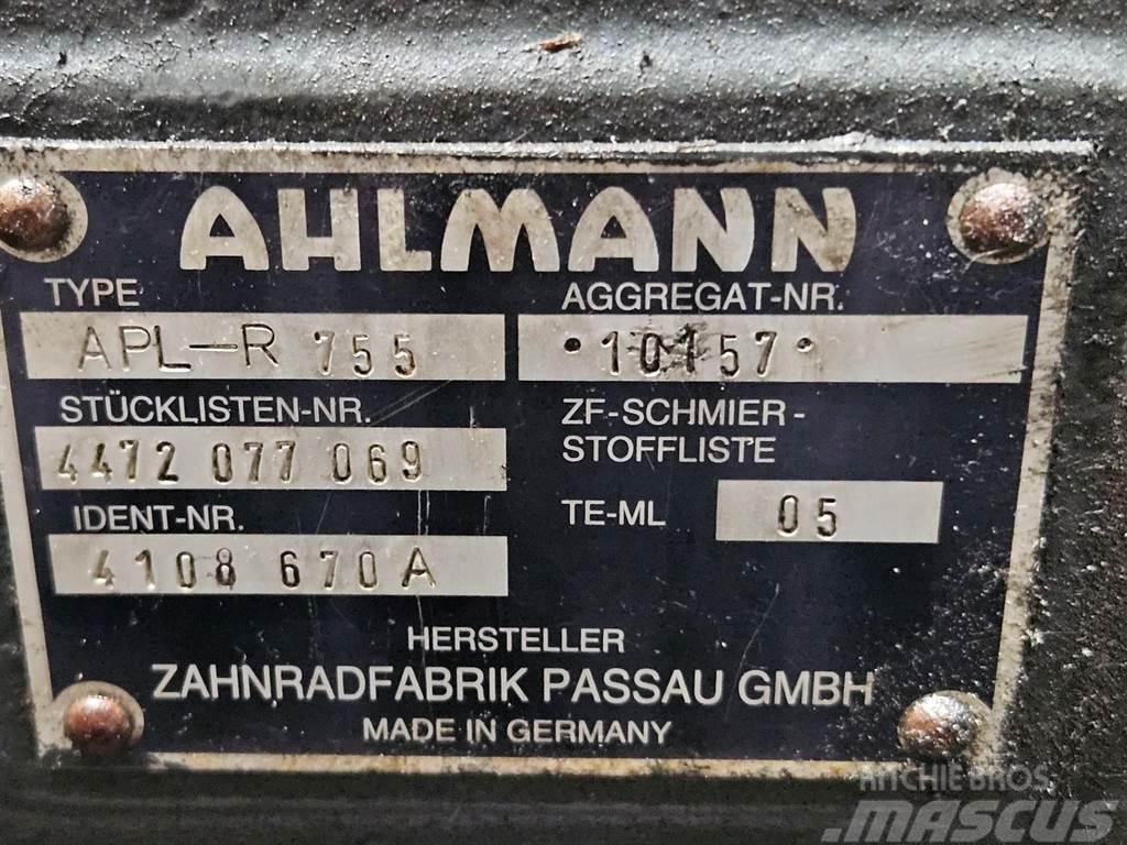 Ahlmann AZ14-4108670A-ZF APL-R755-Axle/Achse/As Osi