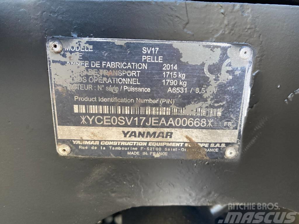 Yanmar SV 17 Mini bagri <7t