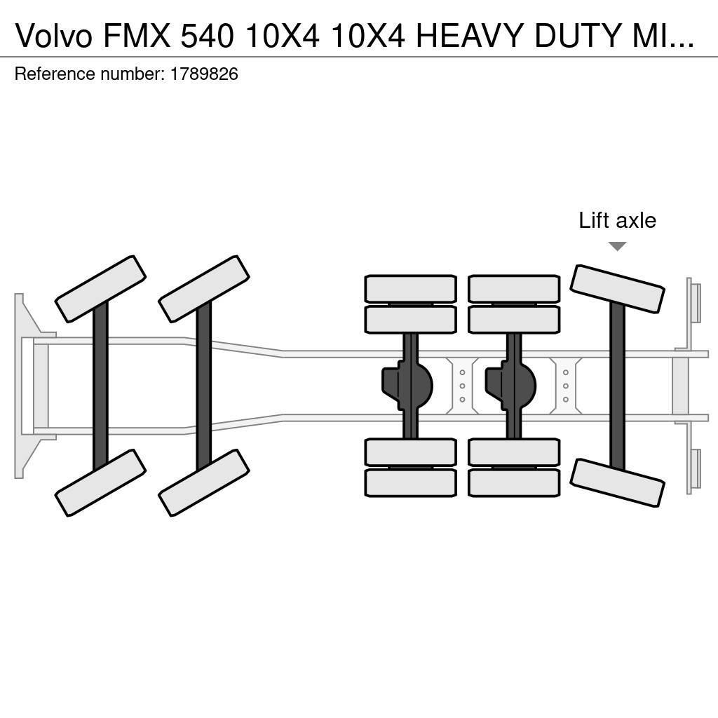 Volvo FMX 540 10X4 10X4 HEAVY DUTY MINING KH KIPPER/TIPP Kiper tovornjaki