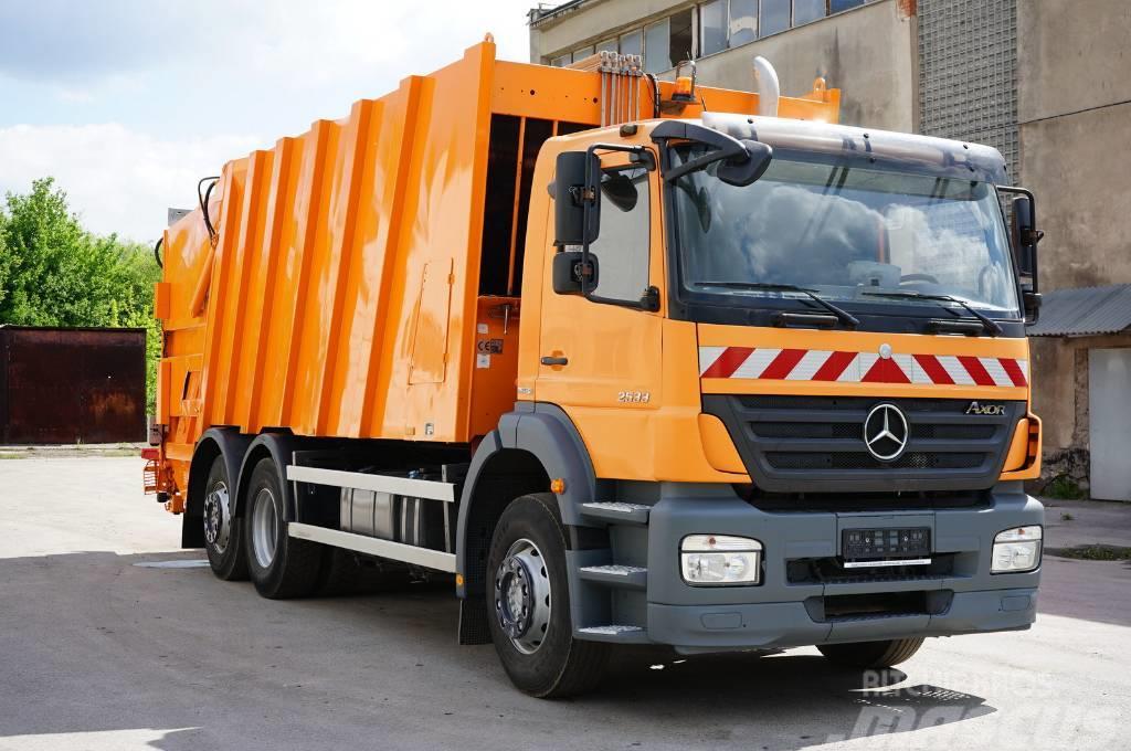 Mercedes-Benz Axor 2533 śmieciara trzyosiowa FAUN 524m3 EURO 5 Komunalni tovornjaki