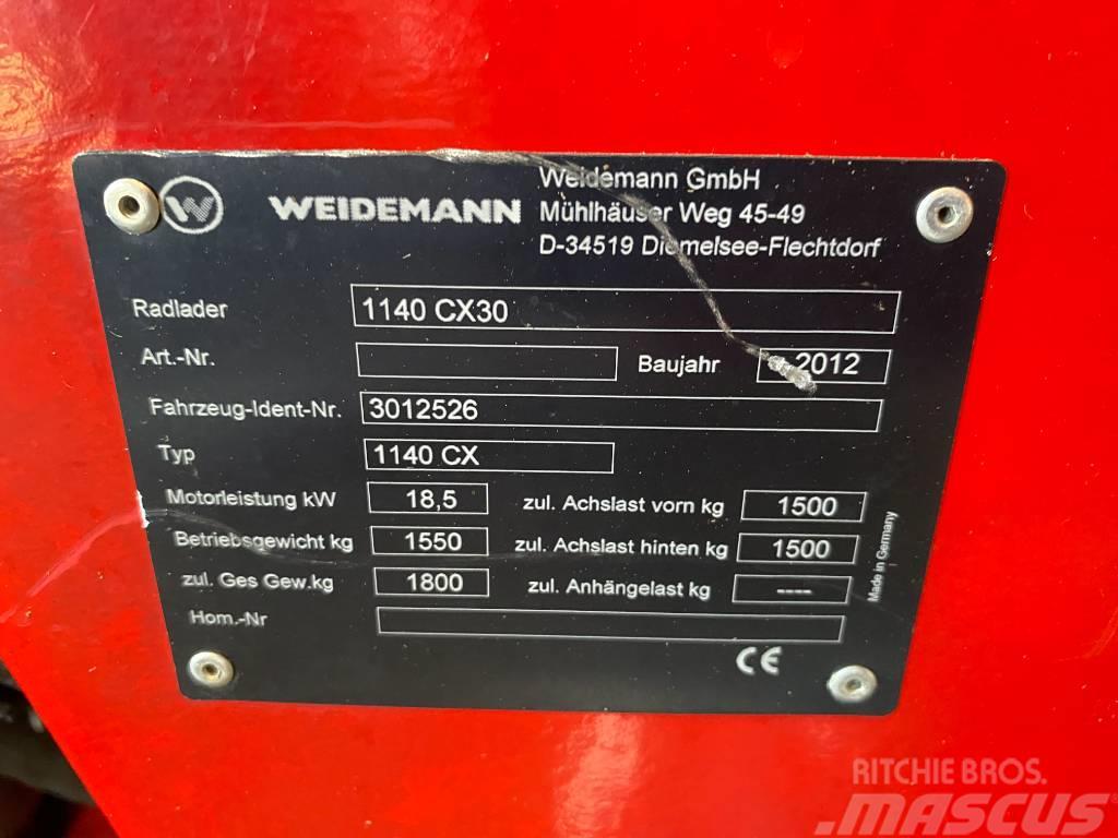 Weidemann 1140 CX30 Večnamenski nakladalci
