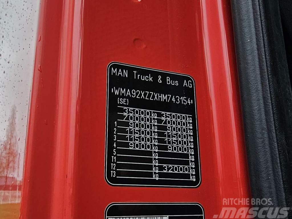 MAN TGX 35.500 8x4-4 / HOOKLIFT / ABROLKIPPER Kotalni prekucni tovornjaki