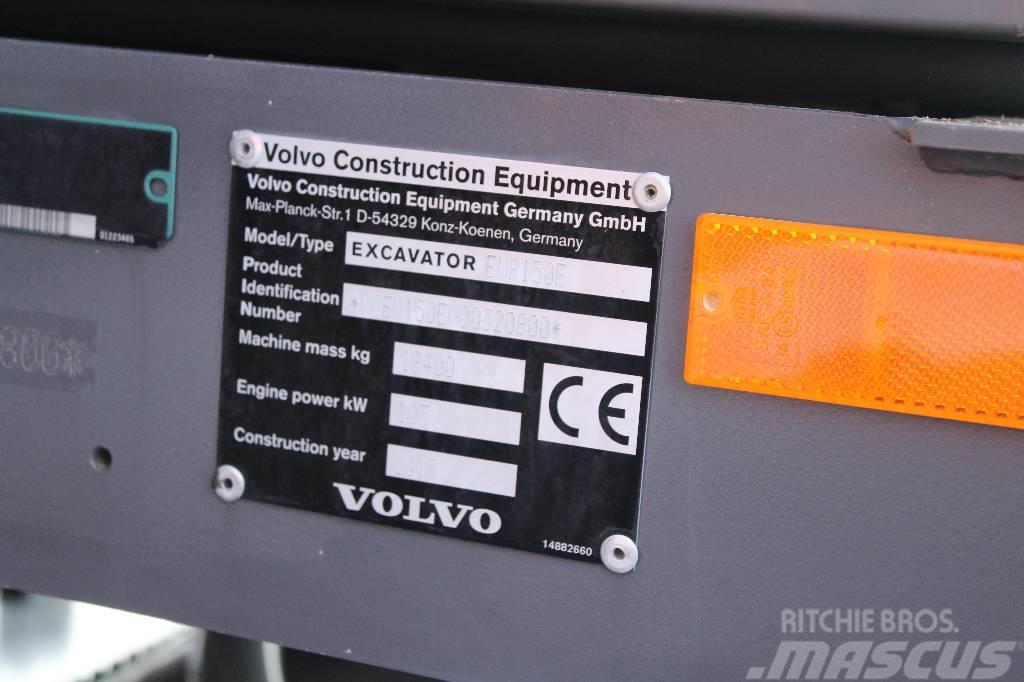 Volvo EWR 150 E / Engcon, Leica 3D, Rasvari, ym! Bagri na kolesih