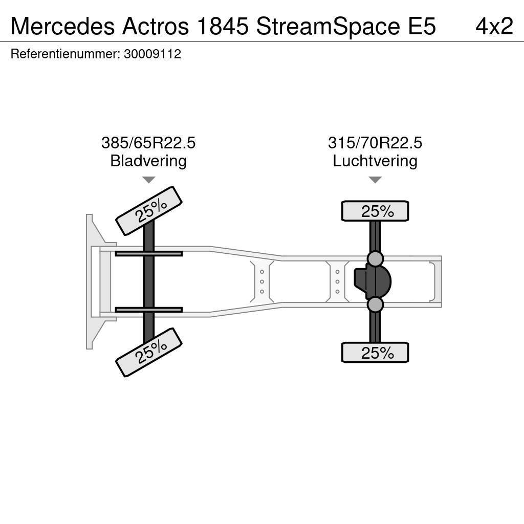 Mercedes-Benz Actros 1845 StreamSpace E5 Vlačilci