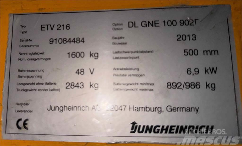 Jungheinrich ETV 216 - TRIPLEX - 9.020MM HUBHÖHE - 9.376STD Mini excavators < 7t (Mini diggers)
