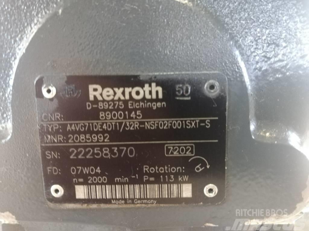 Rexroth A4VG71DE4DT1/32R-NSF02F001SXT-S Drugi deli