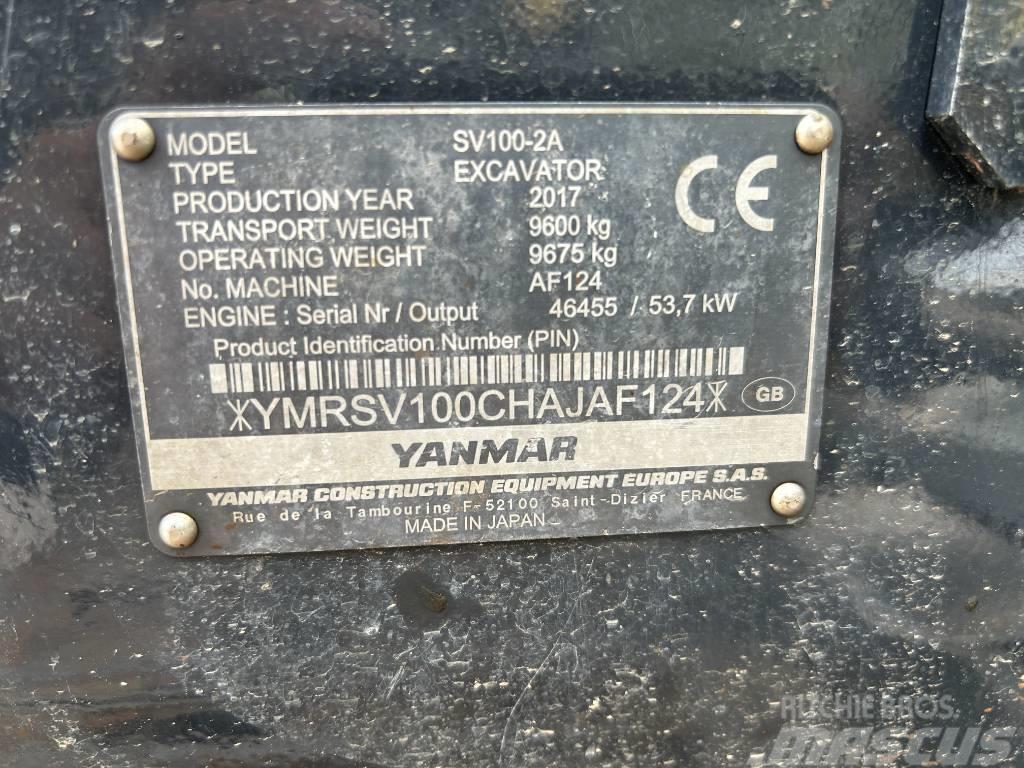 Yanmar SV100-2A Midi bagri 7t – 12t
