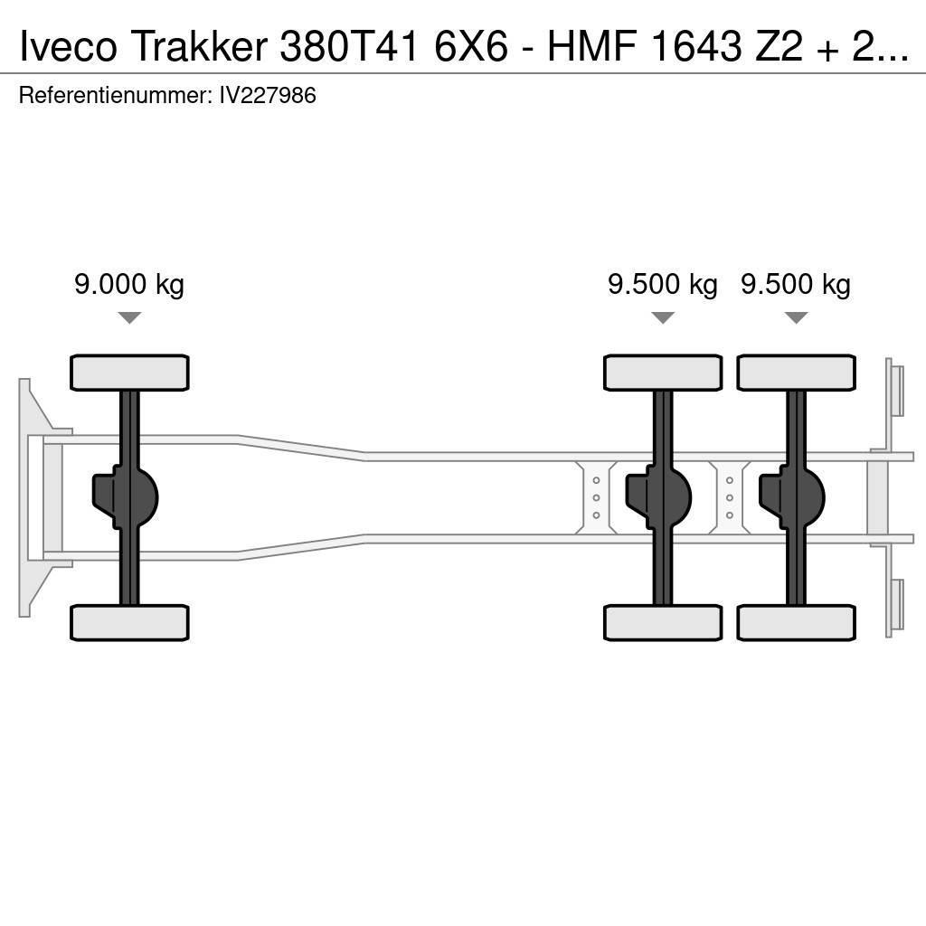 Iveco Trakker 380T41 6X6 - HMF 1643 Z2 + 2-WAY TIPPER Kiper tovornjaki
